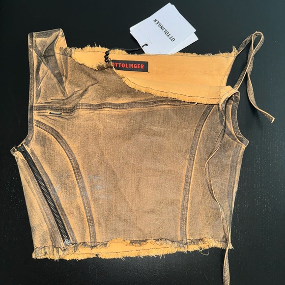 Ottolinger Denim Bustier Top - Picture 2 of 4